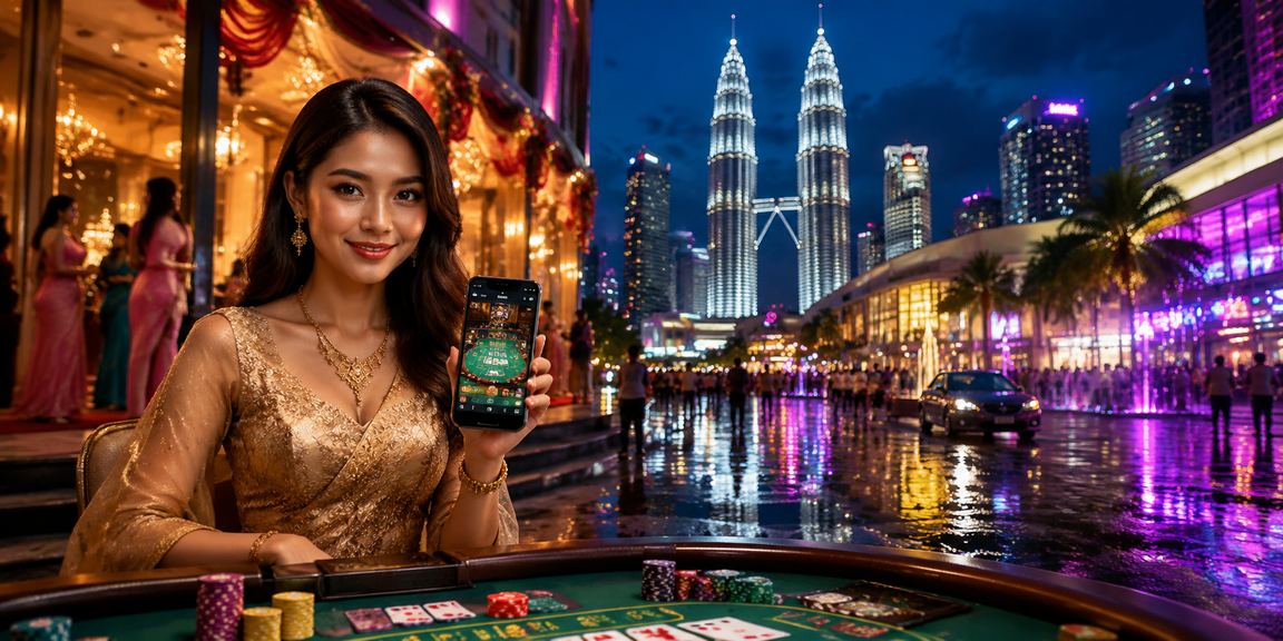 Pemain di Kuala Lumpur log masuk ke akaun a9today untuk bermain baccarat secara langsung