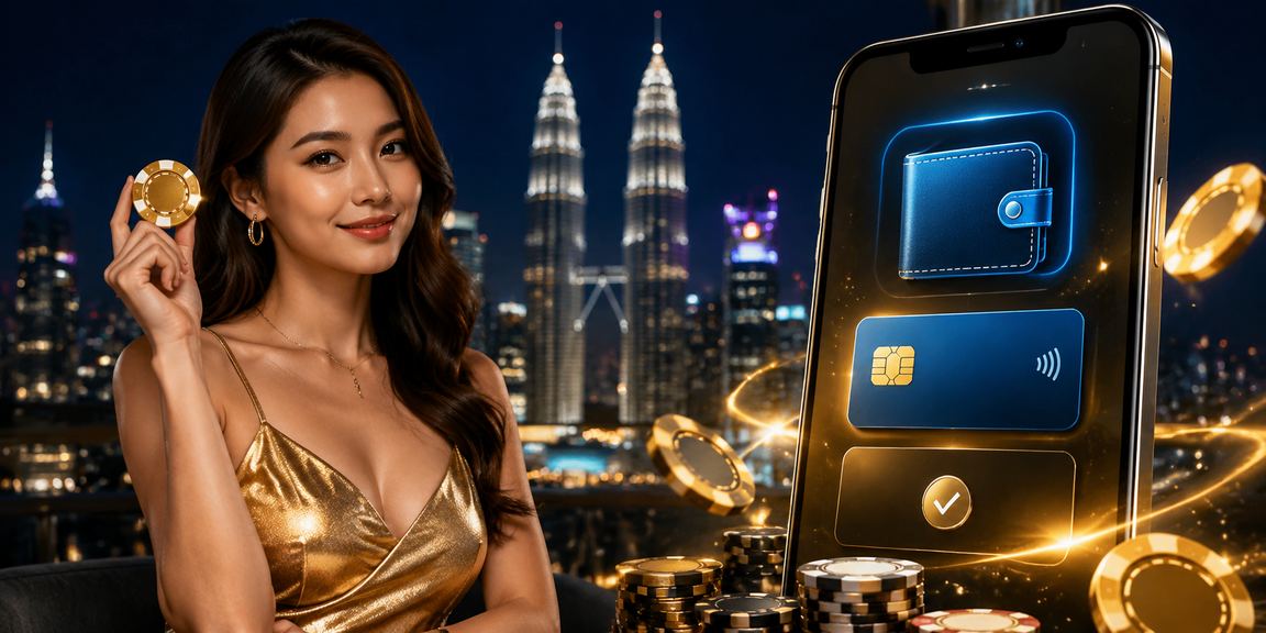 Pemain di Kuala Lumpur bermain slot kasino menggunakan telefon pintar dengan paparan responsif
